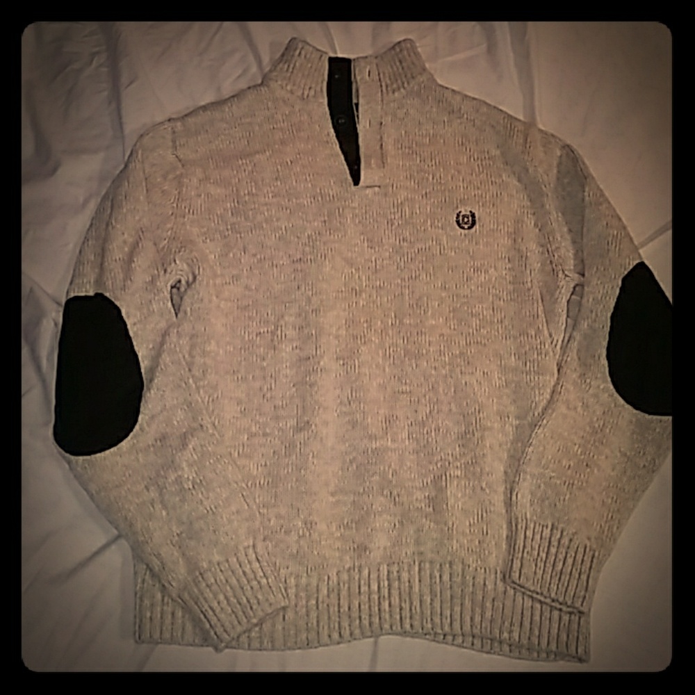 Chaps 100% cotton sweater mens size large